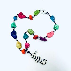 Summer Seahorse Artisan Necklace